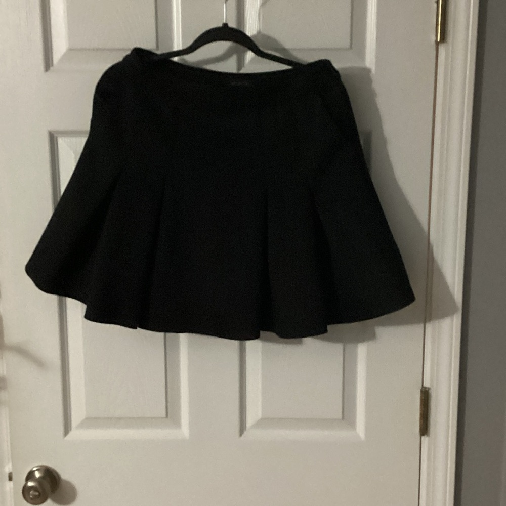 Rachel Zoe Classic Black Skater Skirt